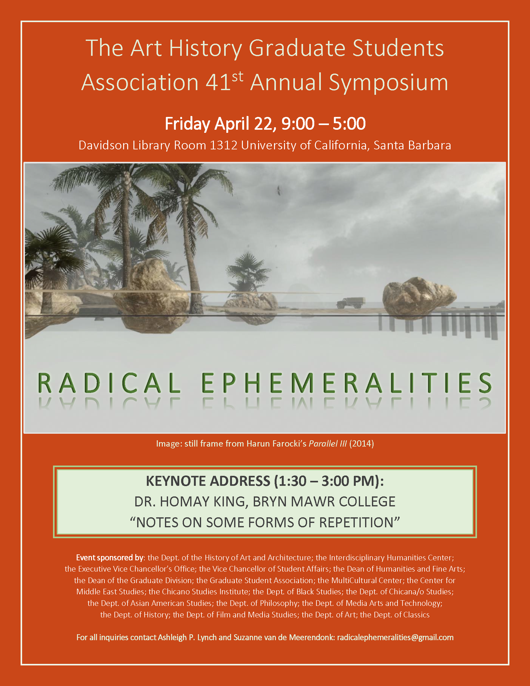 Graduate Student Association Symposium History of Art and