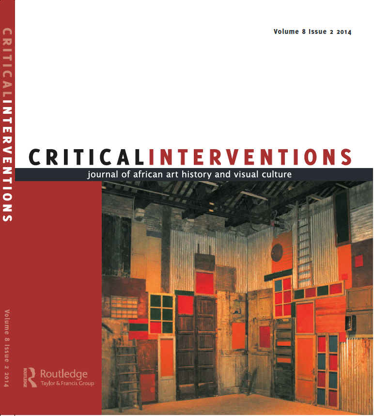 Sylvester Okwunodu Ogbechie, ed. Critical Interventions 9, no. 1 (2015).